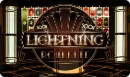 Lightning Roulette live game at Vipsta Casino