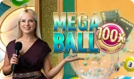 Mega Ball live game at Vipsta Casino